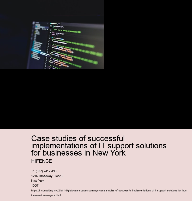 Case study 1: Implementation of cloud-based IT support system for a startup company