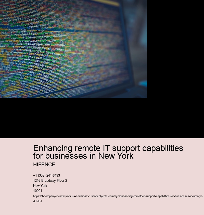 Importance of remote IT support for businesses in New York