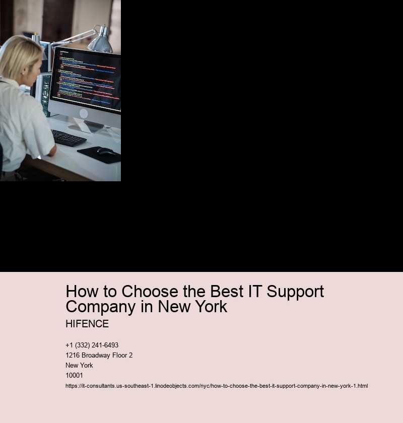 Determine your IT support needs