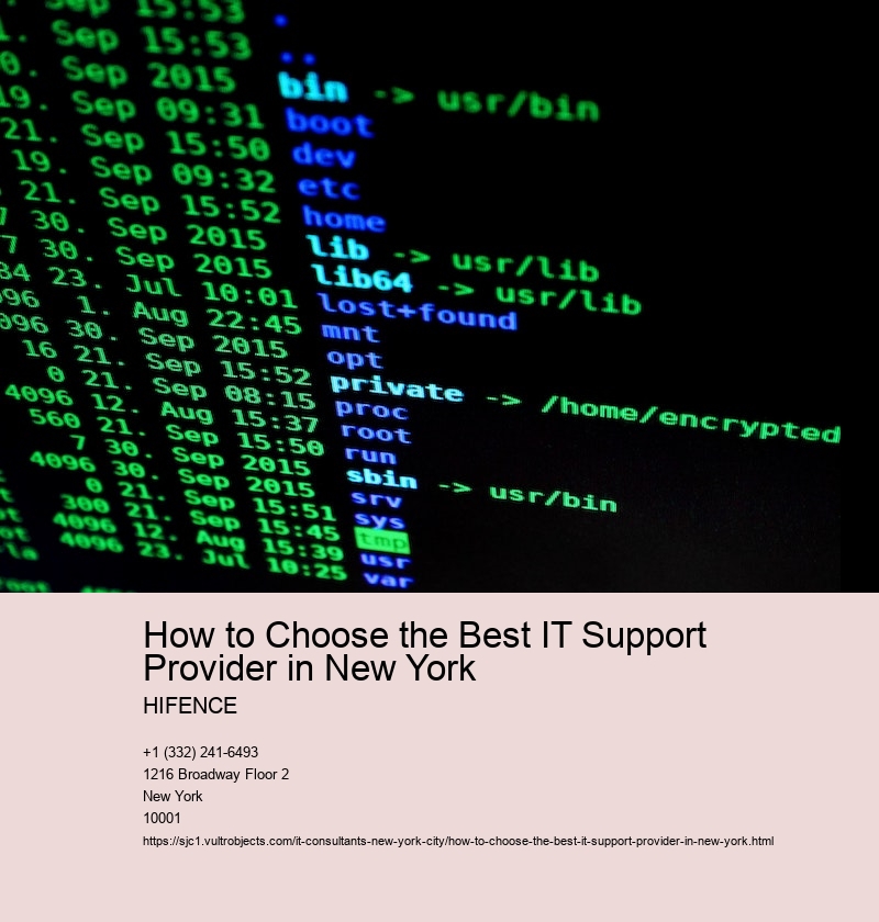 Determine your IT support needs
