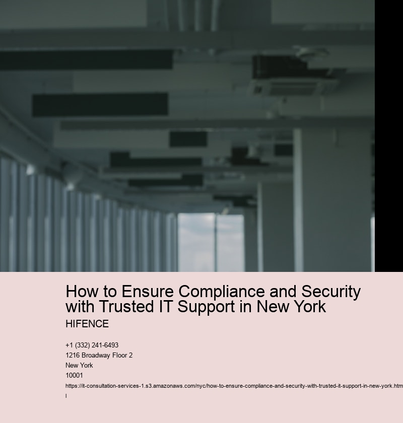 Importance of ensuring compliance and security in IT support