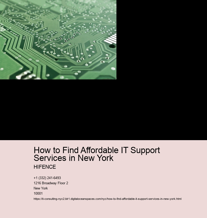 Determine your IT support needs