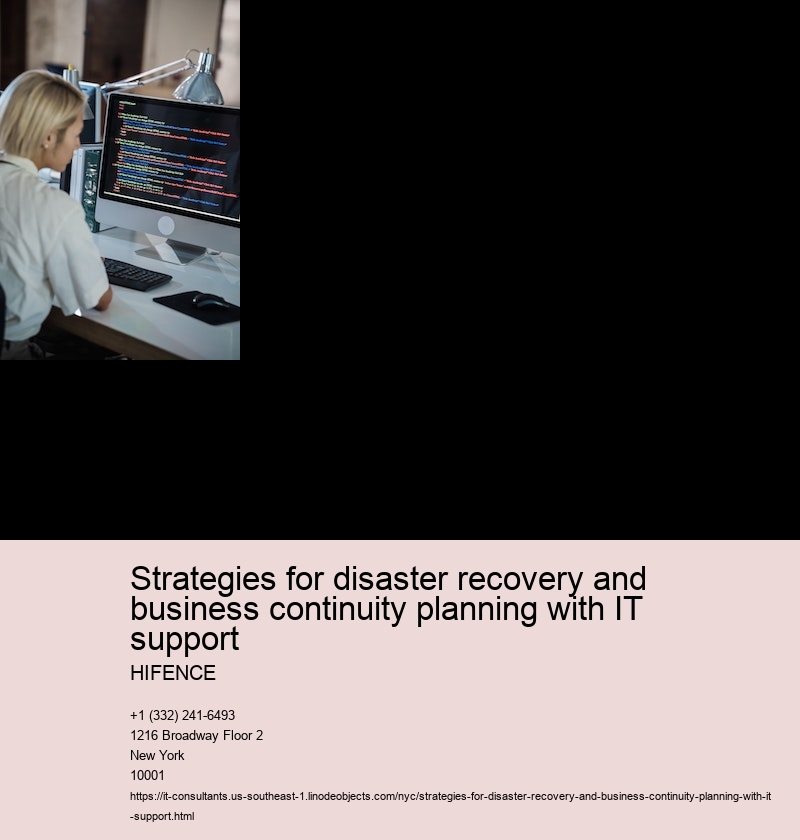 Importance of IT support in disaster recovery