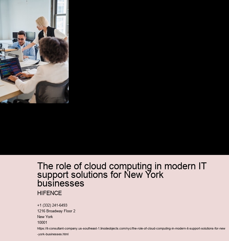 Benefits of cloud computing for IT support solutions