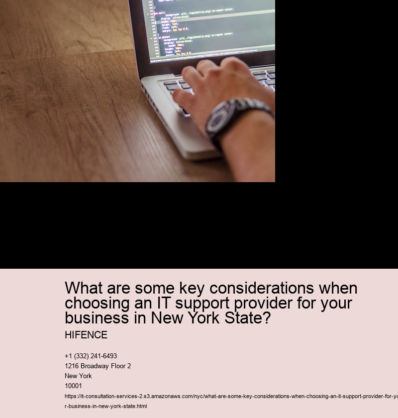 Determine your specific IT support needs