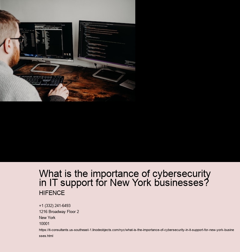 Overview of cybersecurity in IT support