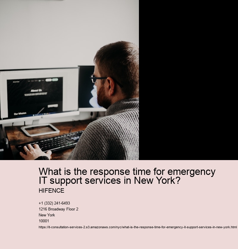 Importance of quick response times for IT emergencies